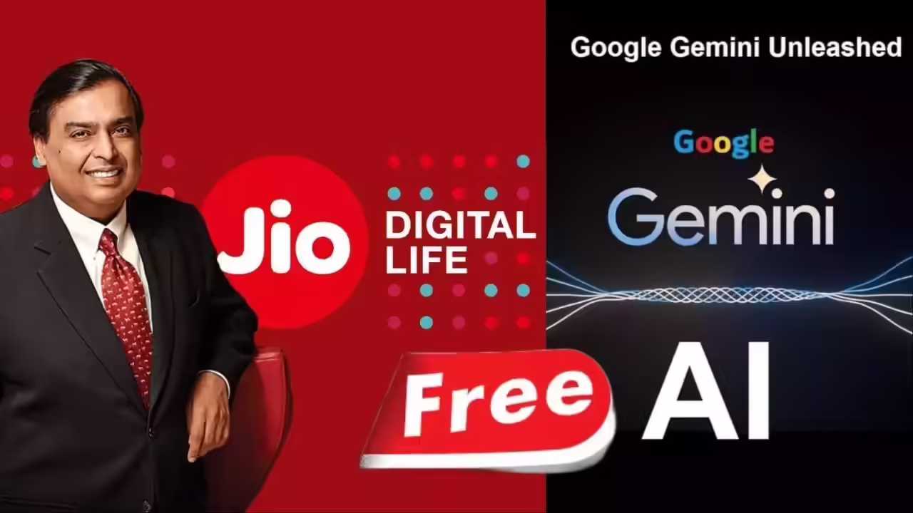 Jio Gemini 2.5 Pro Free Offer