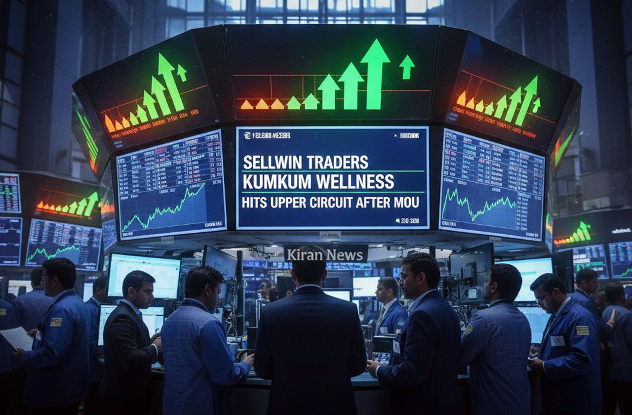 Sellwin Traders Hits Upper Circuit After MoU With Kumkum Wellness | Udaipur Kiran Sellwin Traders Hits Upper Circuit After MoU With Kumkum Wellness | Udaipur Kiran