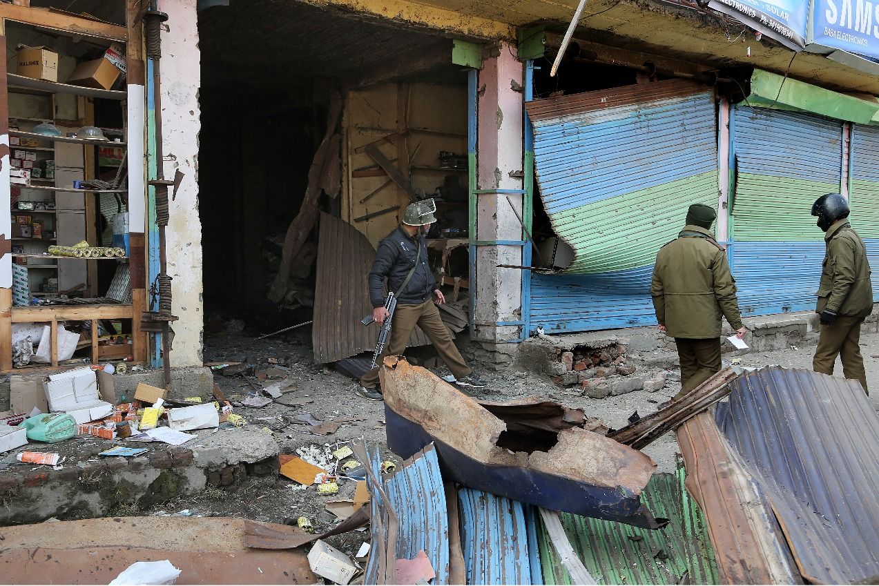 Naugam police station blast