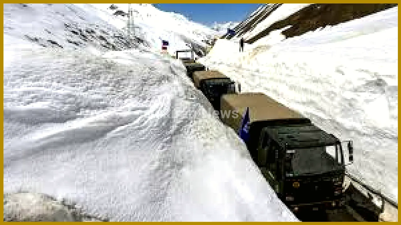 Zojila Pass Records Coldest Temperature at -18°C | Udaipur Kiran