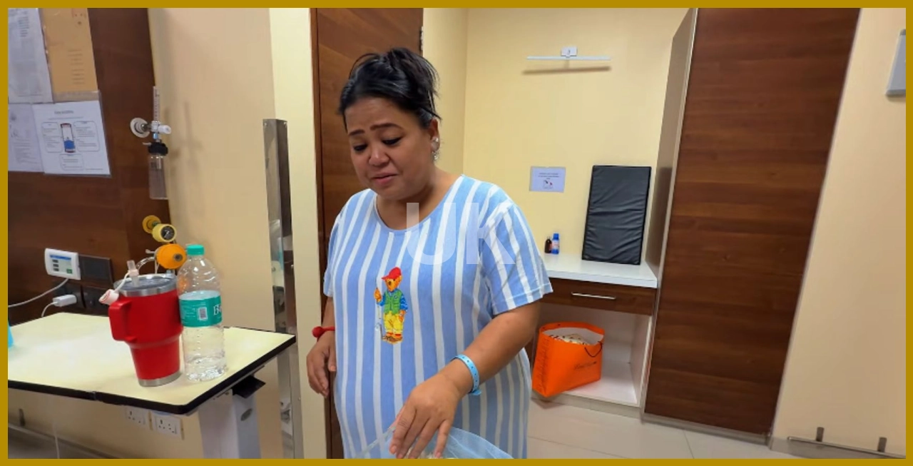 Comedian bharti singh gets emotional cried holds newborn baby first time 2 days after birth haarsh limbachiyaa tmovb