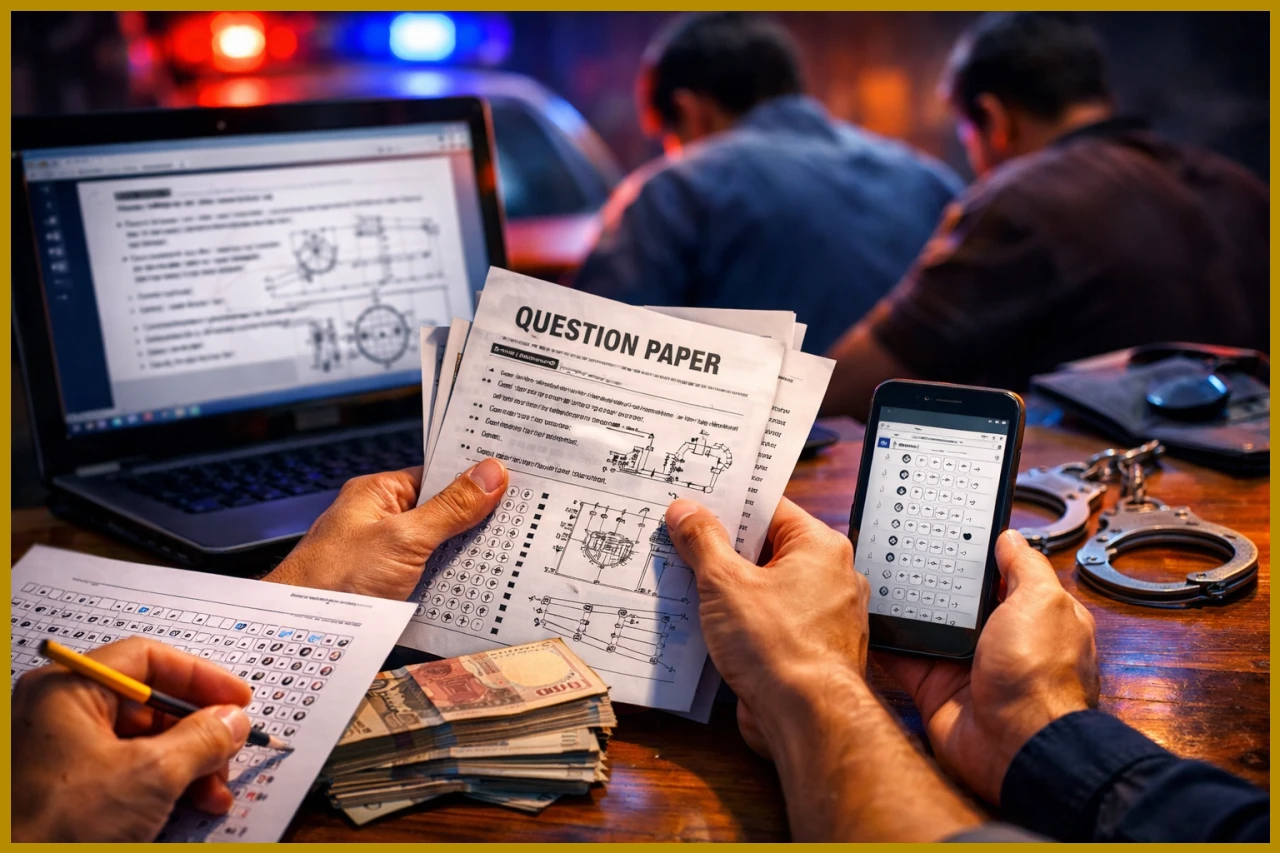 JE Recruitment 2020 Re-Exam Paper Also Leaked, SOG Arrests Rank 12 Assistant Engineer | Udaipur Kiran