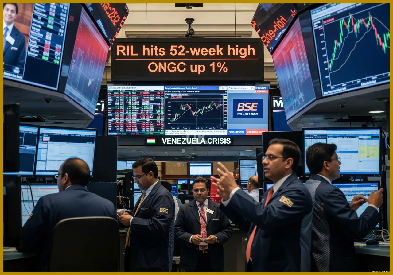 Oil Shares Rise on Venezuela Crisis, ONGC Eyes Dividend Recovery
