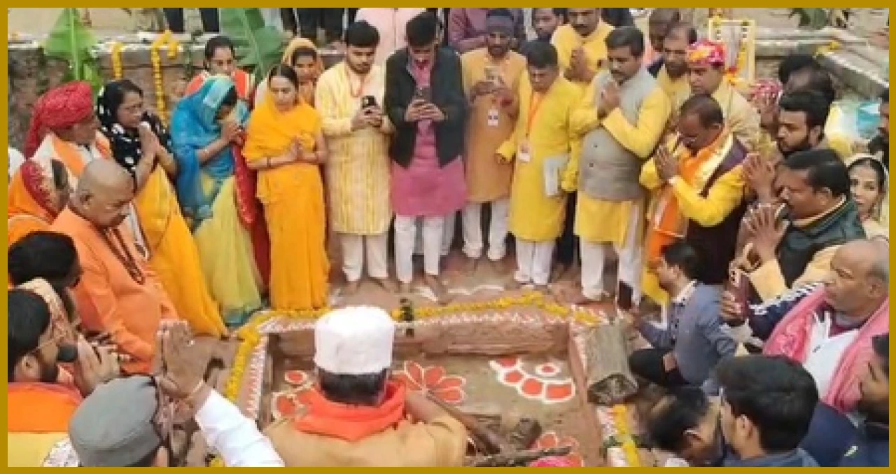 Saraswati Puja Begins Amid Tight Security at Contested Dhar Site