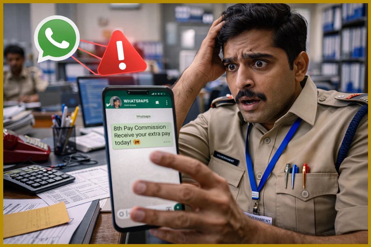 8th Pay Commission WhatsApp Scam