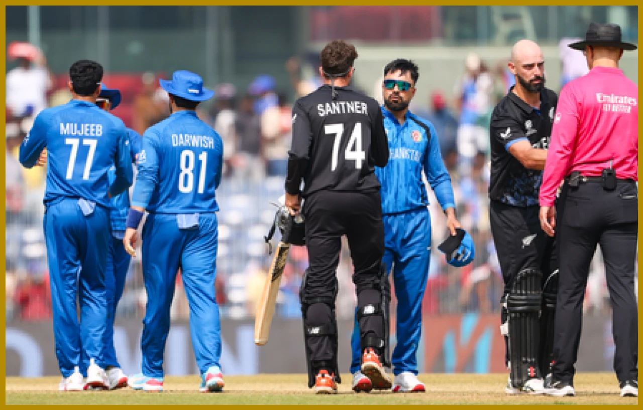 Afghanistan's 25-Match 180+ Run Winning Streak Ends Against New Zealand in T20 World Cup