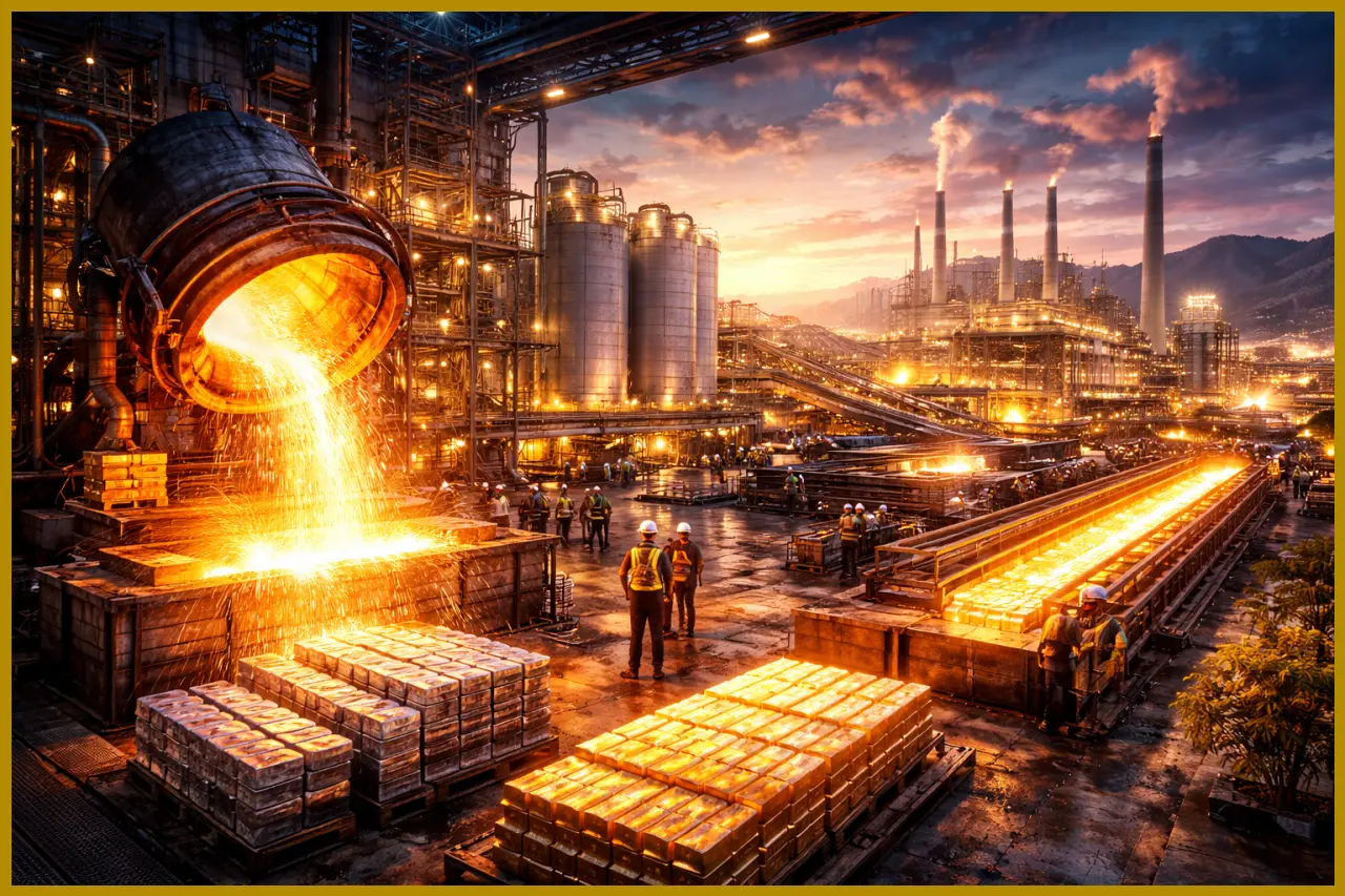 Hindalco Industries declines on reporting 45% drop in Q3 consolidated net profit