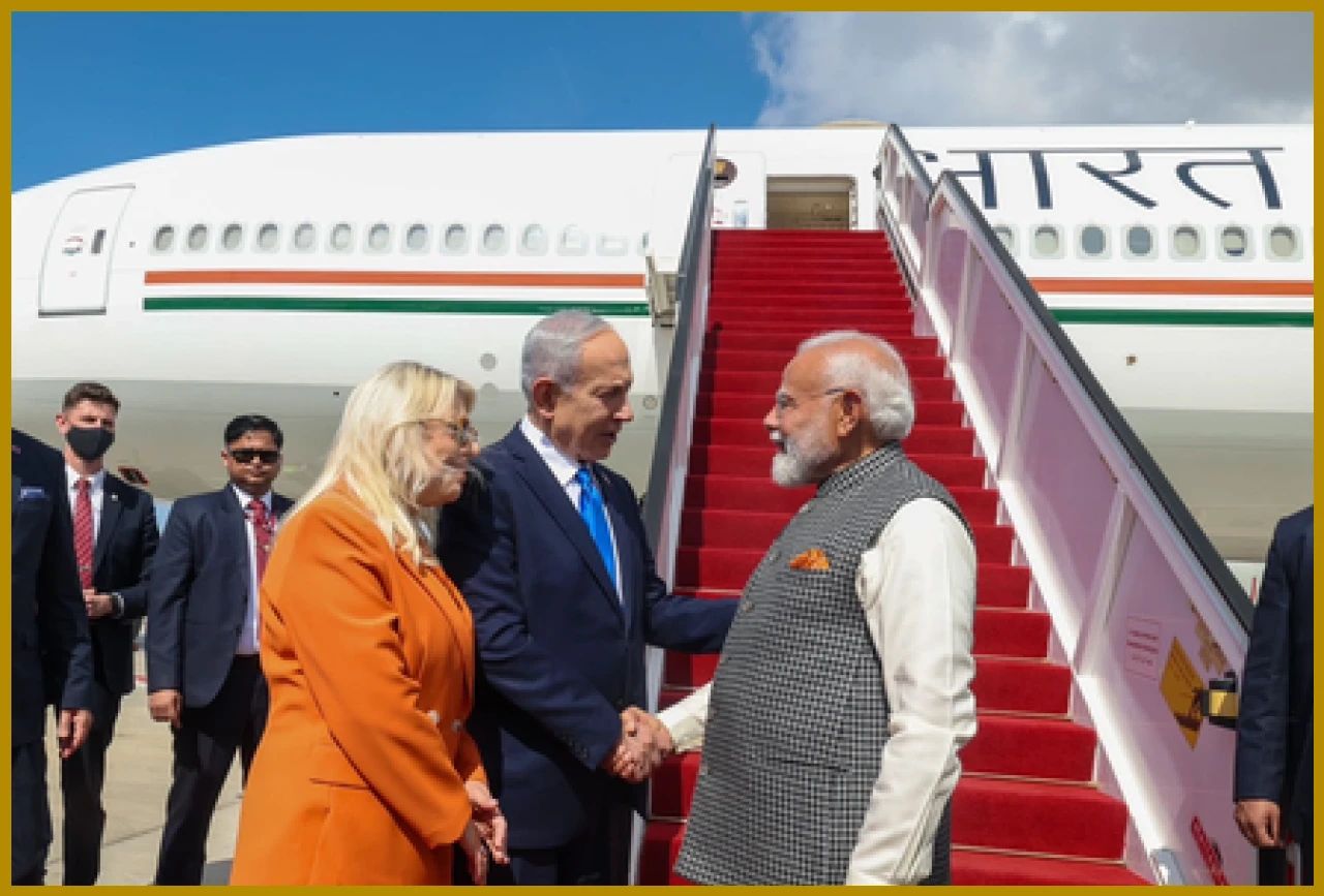 Modi Receives Warm Welcome in Israel