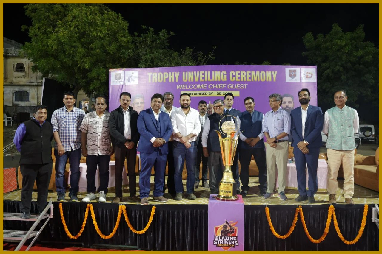 Rockwood Blazing Striker Cricket Cup Trophy Unveiled