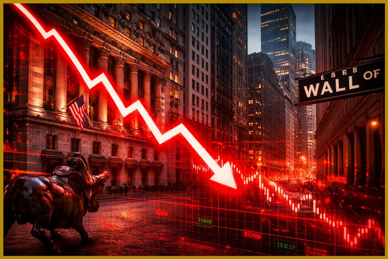 US markets end mostly in red on Tuesday