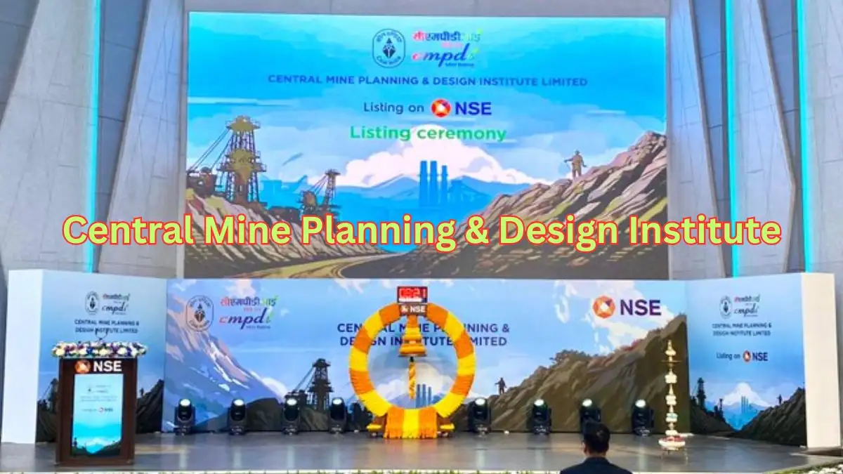 Central Mine Planning & Design Institute lists at 5% discount on the BSE