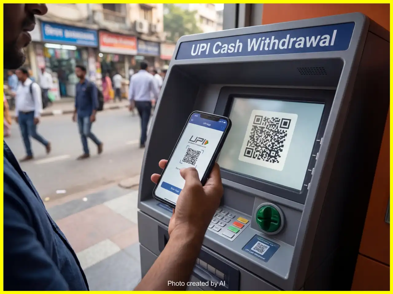 Withdraw Cash Using UPI