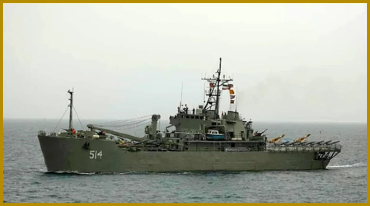 Iranian Warship IRIS Lavan Docked in Kochi Due to Technical Issues