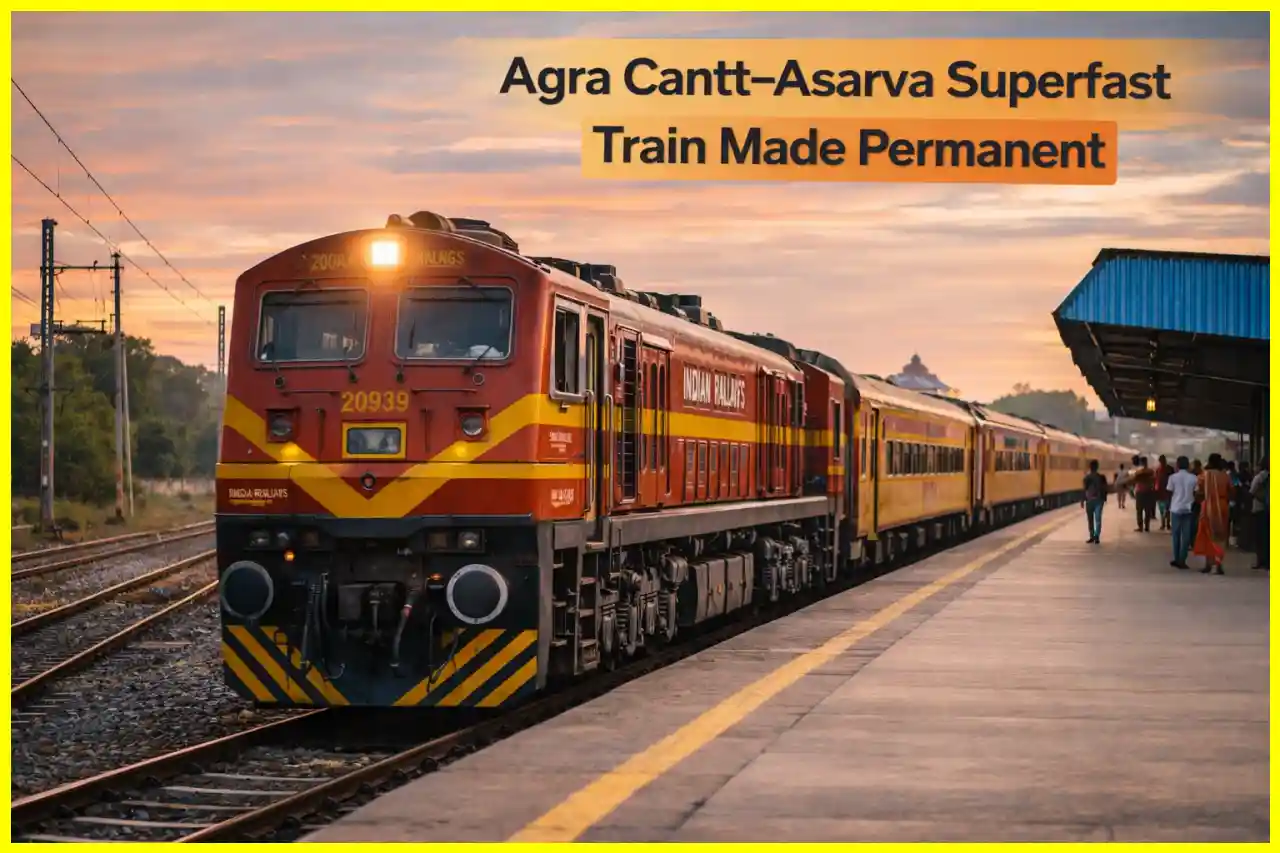 Agra Cantt–Asarva Superfast