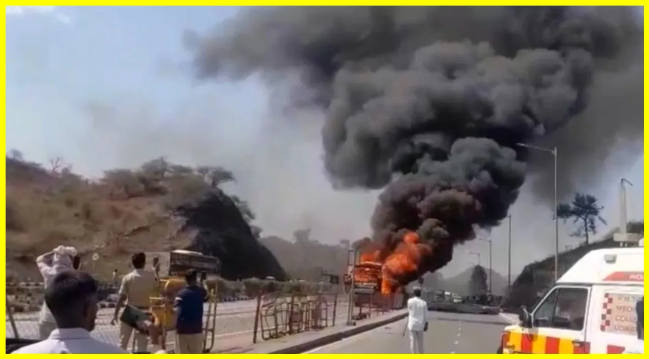 bus fire incident