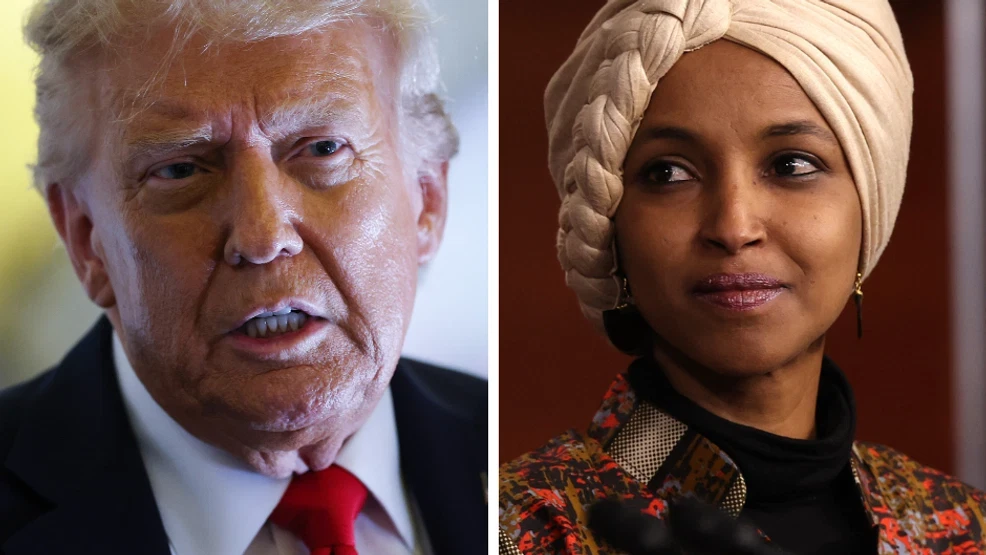Trump Mocks Ilhan Omar