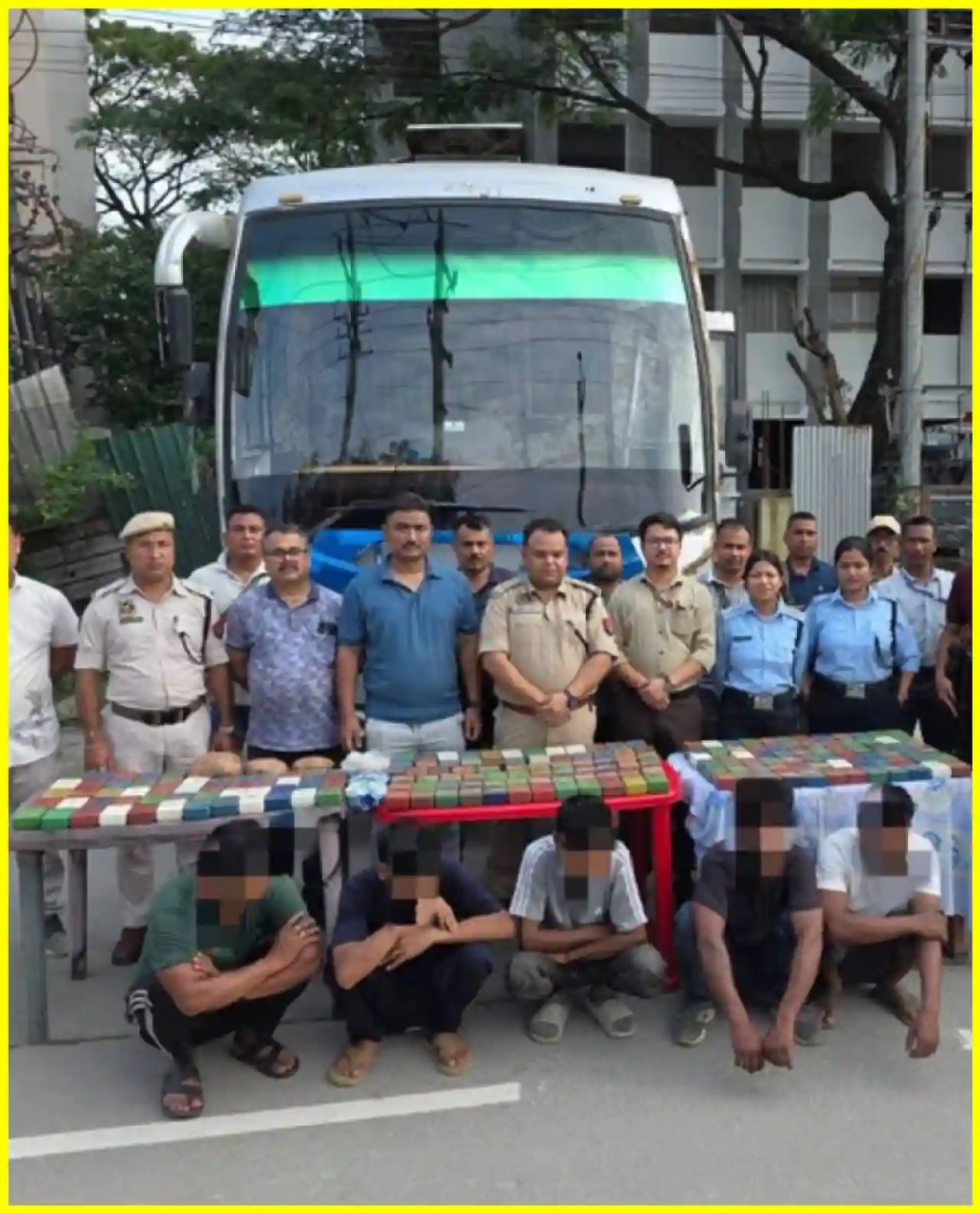 Assam Police Seize Drugs Worth ₹21.36 Crore, Five Arrested