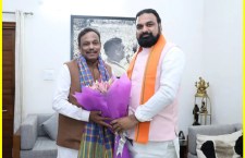 CM Samrat Chaudhary Meets Vinod Tawde in New Delhi