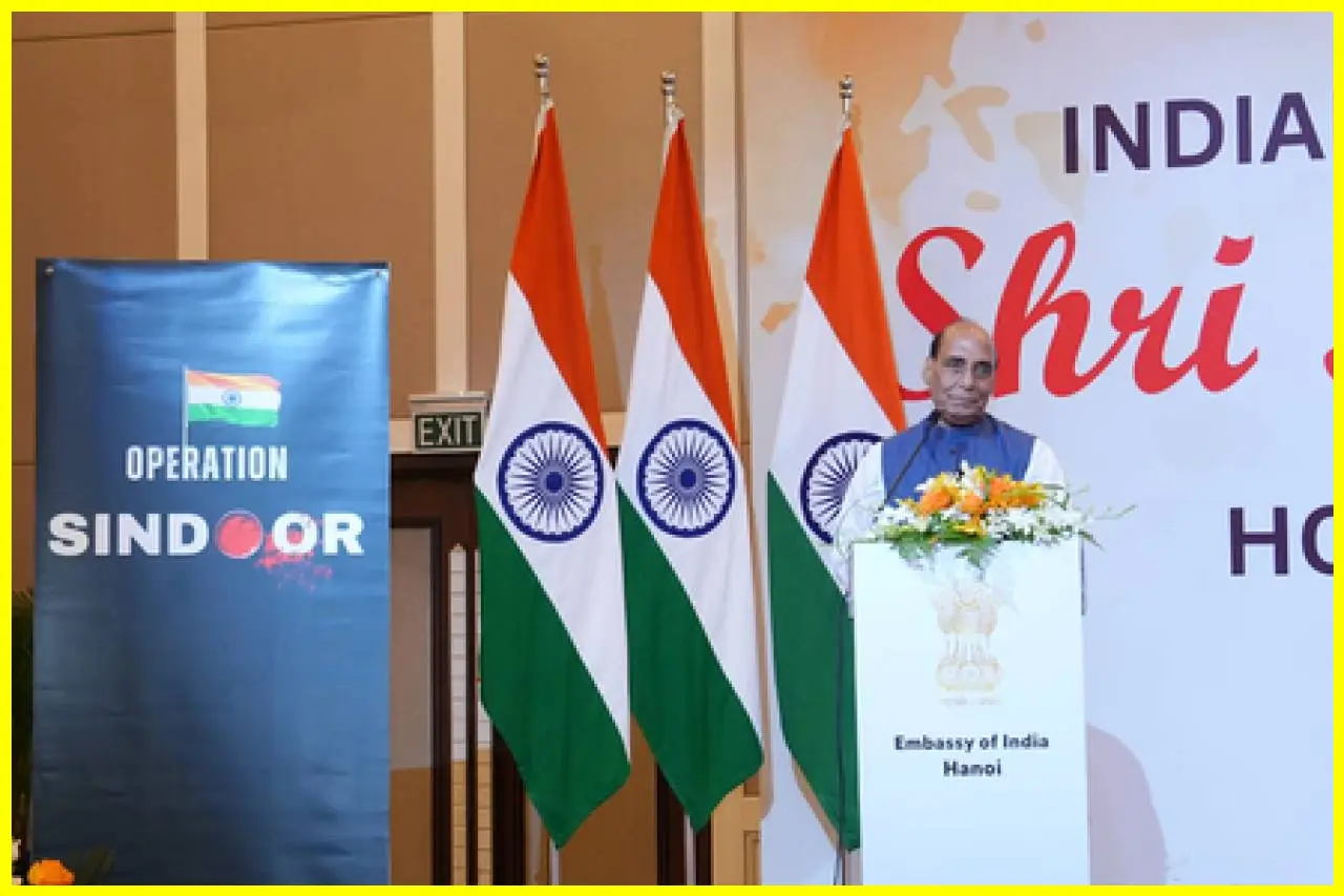 Operation Sindoor Showcases Indias Growing Strength: Rajnath Singh in Hanoi