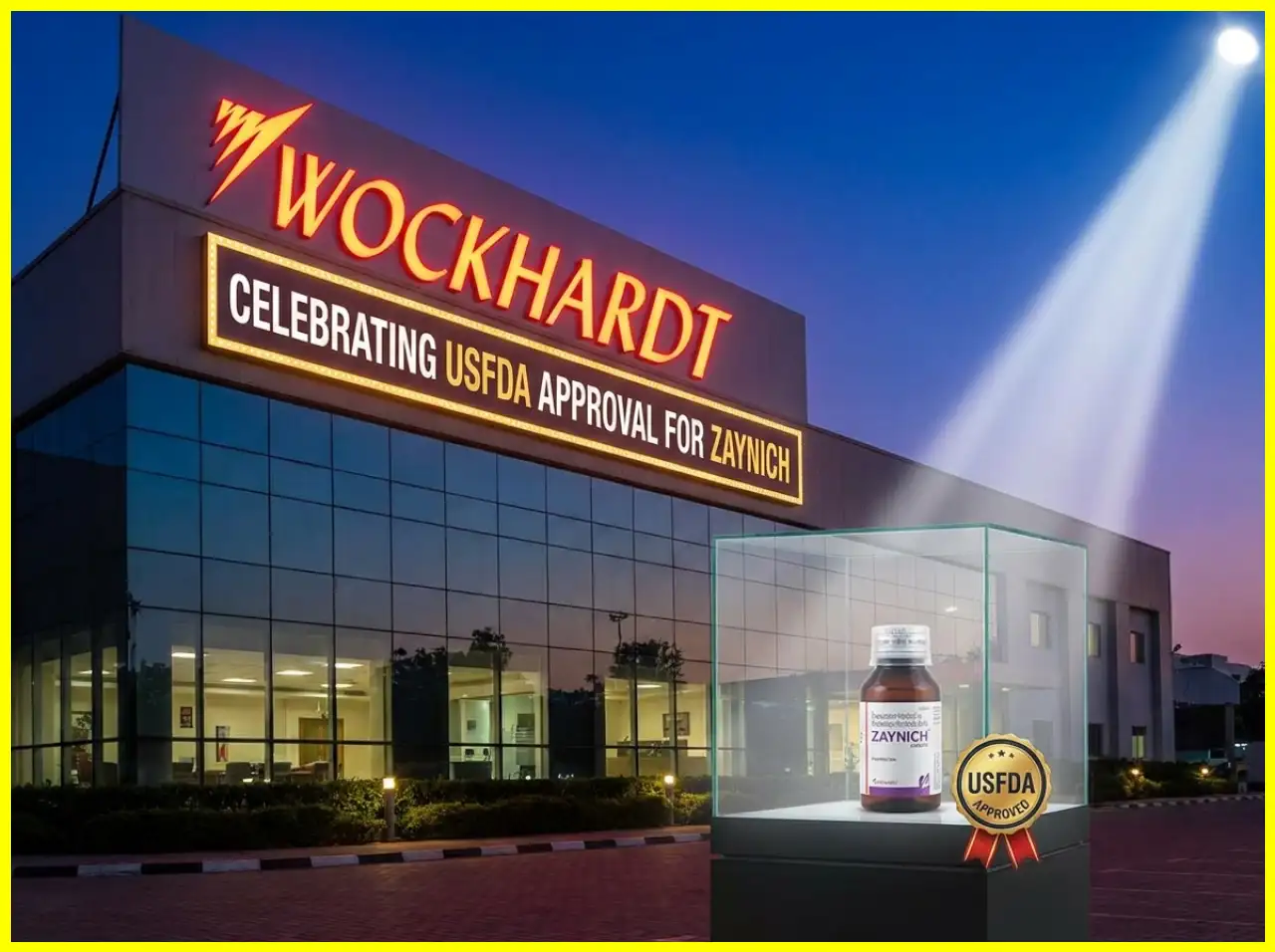 Wockhardt shines on securing USFDA’s approval for ZAYNICH