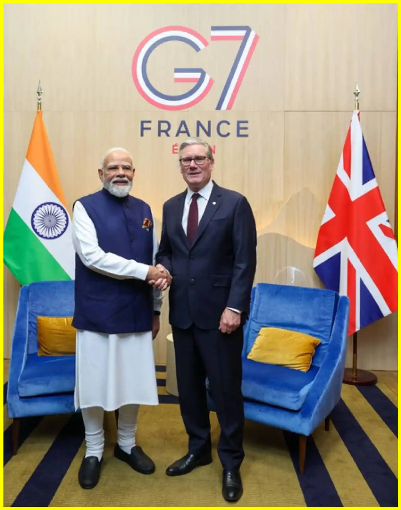 Modi and Starmer Discuss Strengthening India-UK Ties at G7 Summit