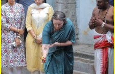 Anna Konidala Completes Challenging Tirumala Climb