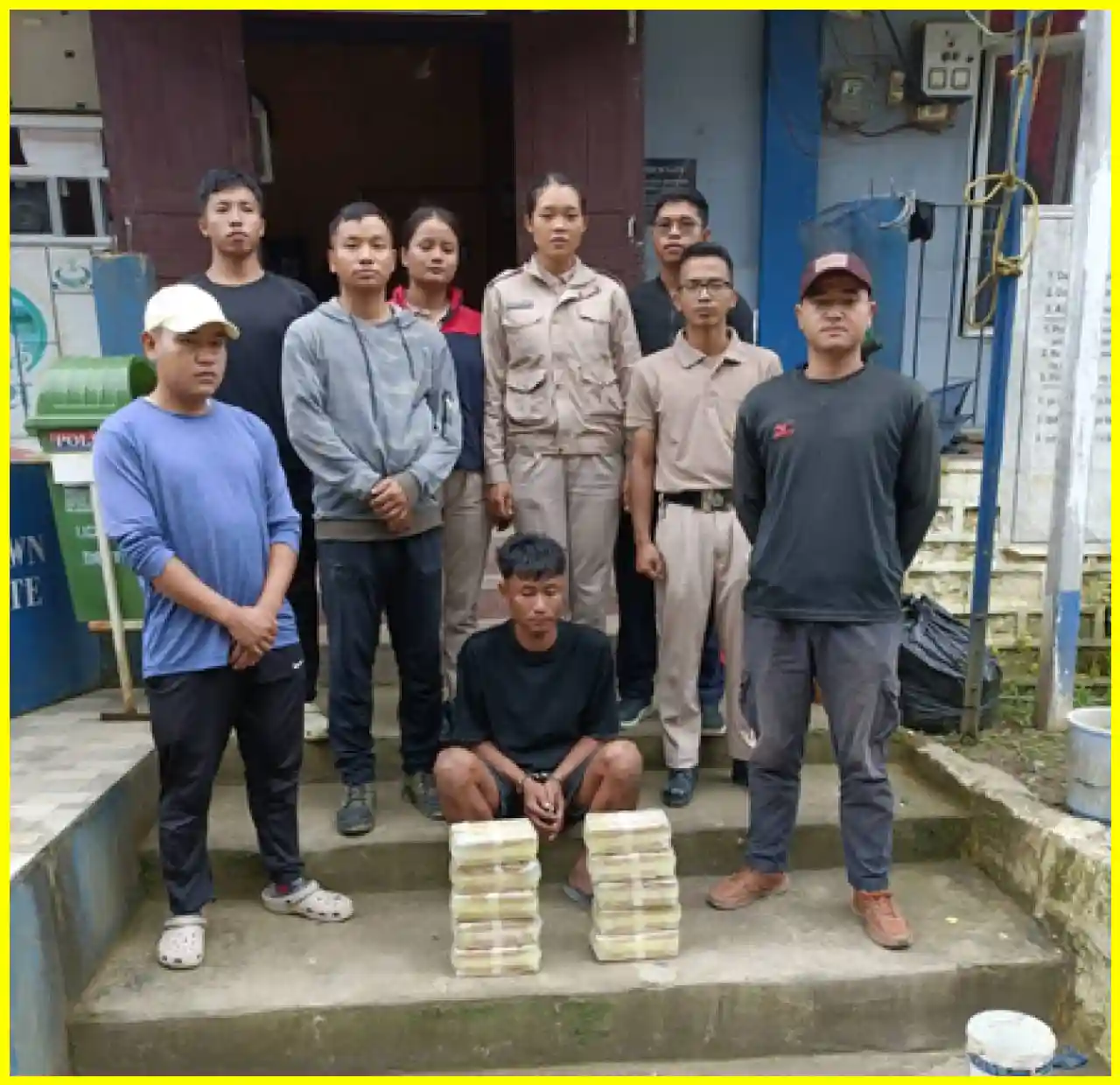 Four Drug Traffickers Arrested in Mizoram, Narcotics Worth ₹8.54 Crore Seized