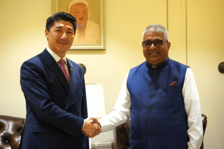 Indian Environment Minister Bhupender Yadav Arrives in Mongolia for COP-17