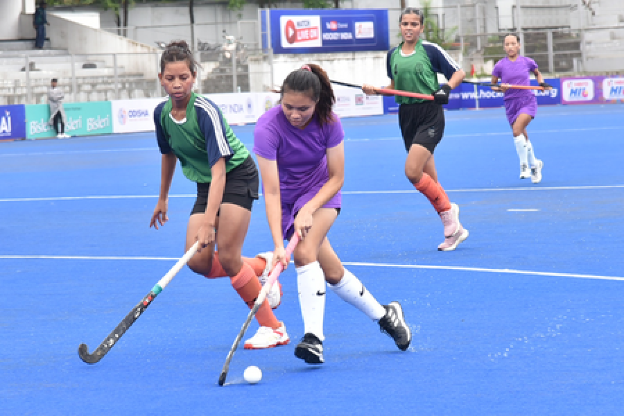 Junior Womens National Hockey Championship Kicks Off with Victories for Rajasthan, J&K, and Uttarakhand