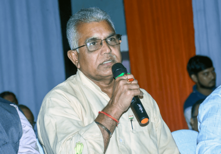 Police Toughness Necessary Against Mafia: Dilip Ghosh