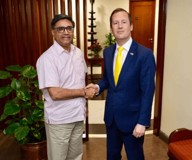 US Ambassador Discusses India-US Partnership with Foreign Secretary and MP