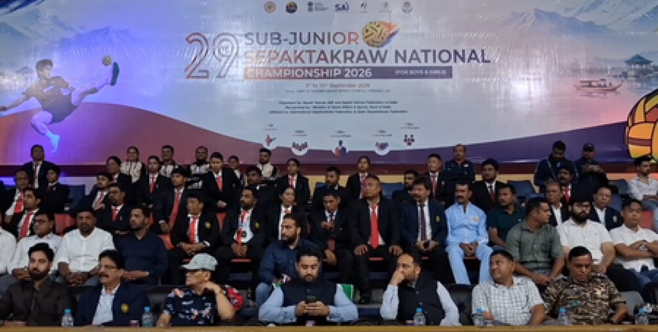 29th Sub-Junior National Sepak Takraw Championship Kicks Off in Srinagar