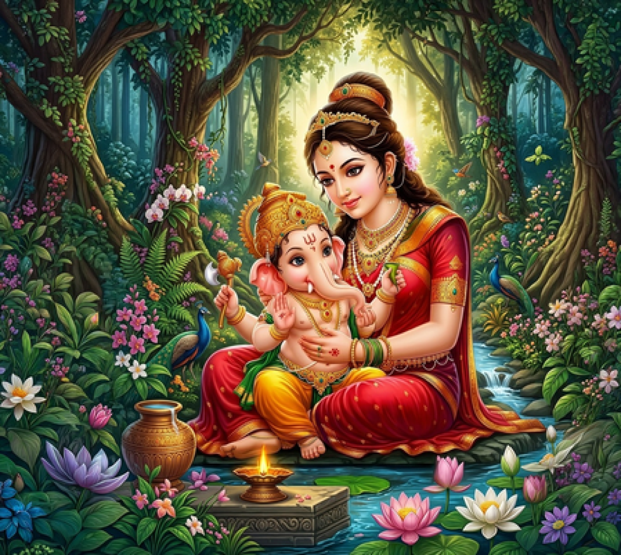 Ganesh Chaturthi Celebrations in South India: A Symbol of Mother-Son Bonding