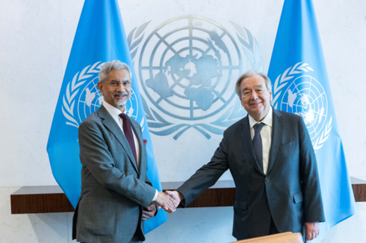 Jaishankar Discusses Global South Issues with UN Secretary-General Guterres