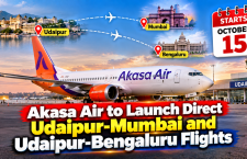 Akasa Air to Launch Direct Udaipur-Mumbai and Udaipur-Bengaluru Flights on October 15