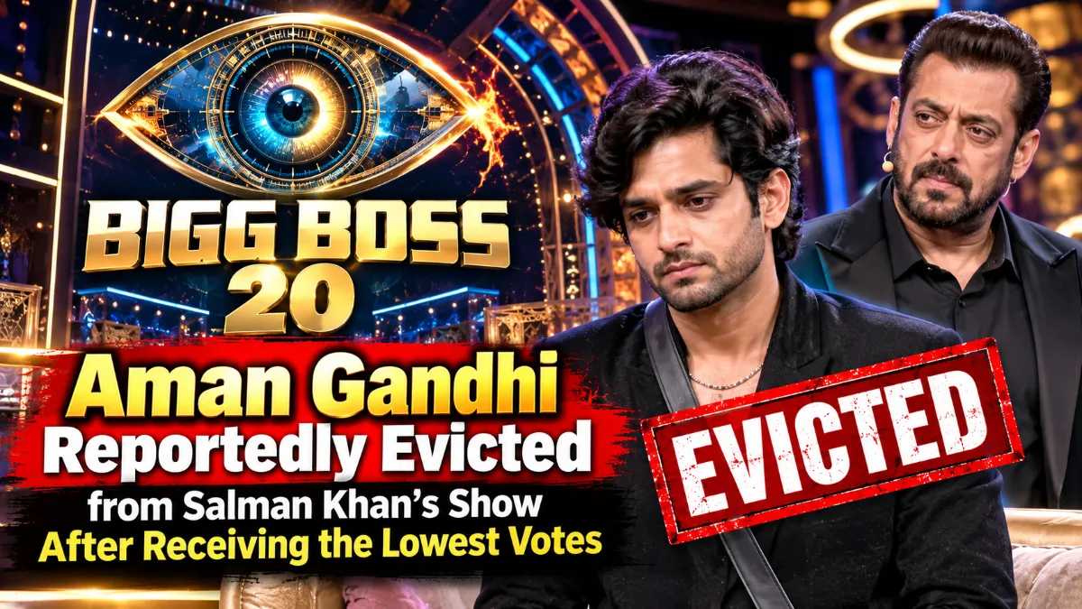 Bigg Boss 20: Aman Gandhi Reportedly Evicted from Salman Khan’s Show After Receiving the Lowest Votes