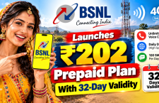 BSNL Launches ₹202 Prepaid Plan With 32-Day Validity, Data and Insurance Benefits
