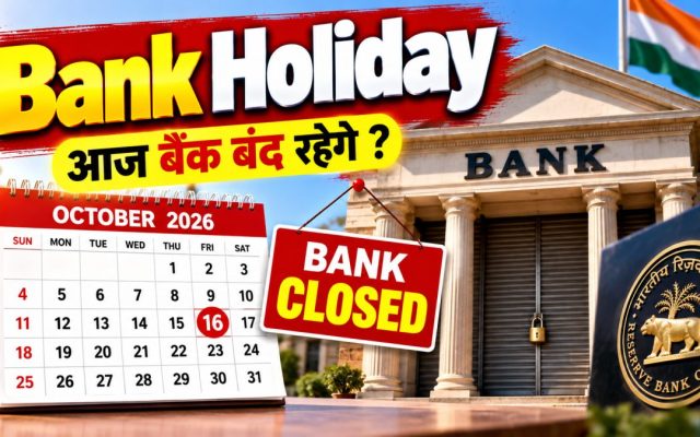Bank Holiday on October 21, 2026: RBI Calendar Lists Closures in Six States; Check Where Banks Will Remain Shut