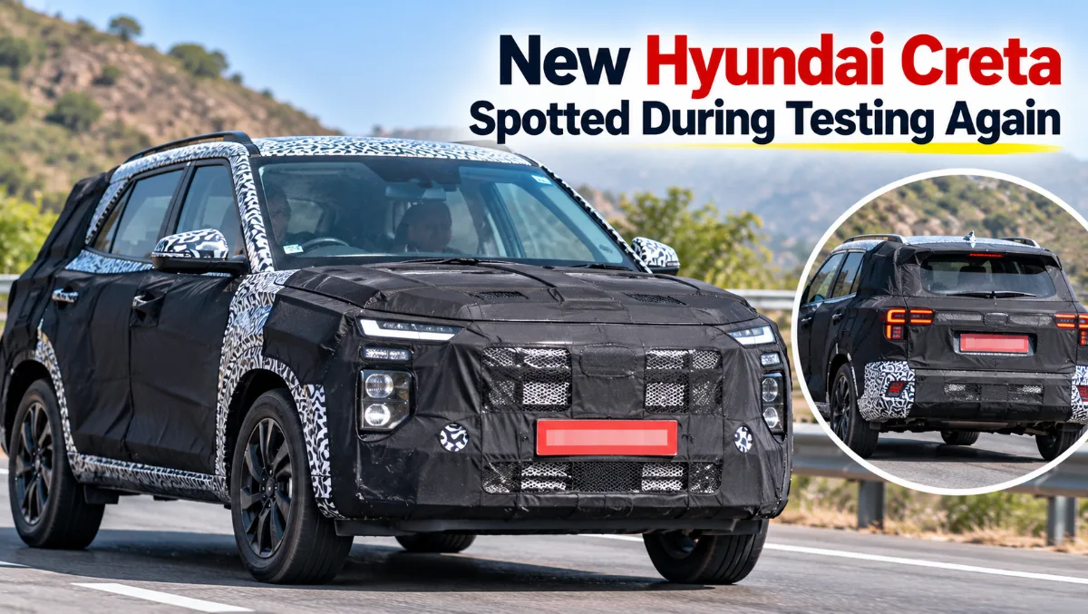 New Hyundai Creta Spotted During Testing Again: Latest Video Reveals Expected Changes to the SUV