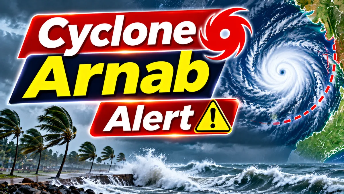 Cyclone Arnab Alert: Winds Up to 140 Kmph, Heavy Rain and 53 Trains Cancelled Across 9 States