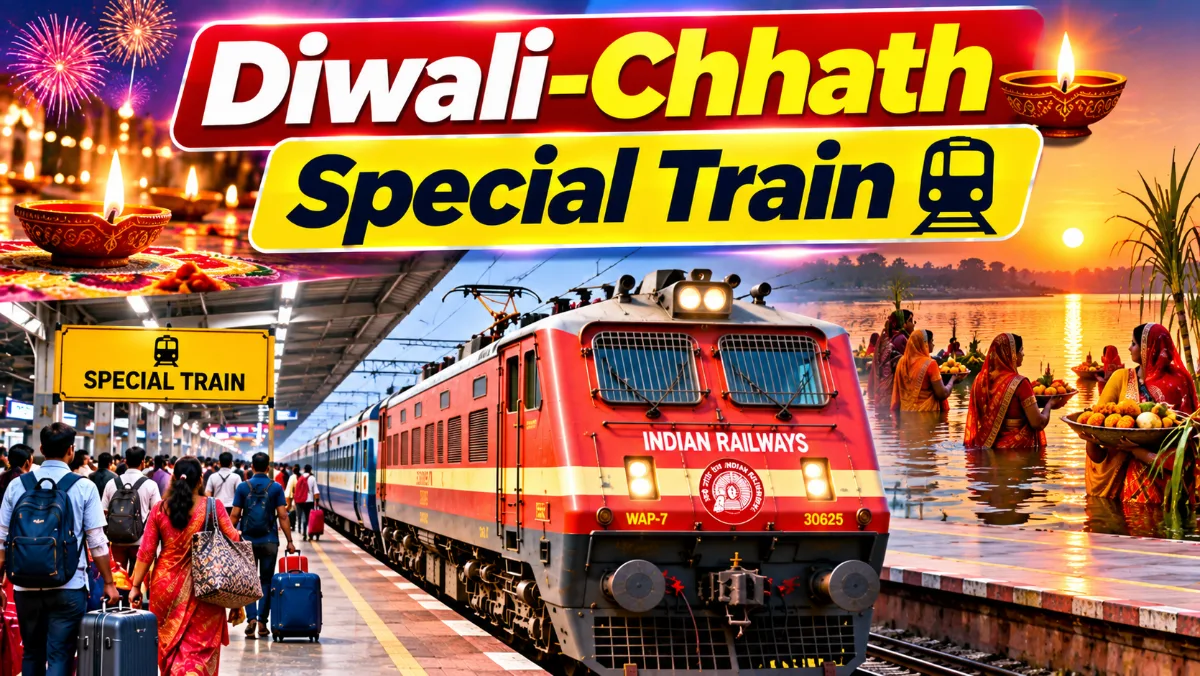 Diwali-Chhath Special Train: Pune-Danapur Service to Benefit Madhya Pradesh Passengers; Several Train Timings Revised