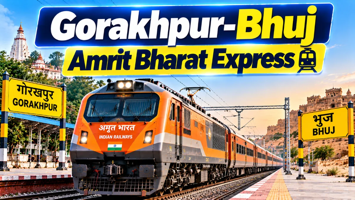 Gorakhpur-Bhuj Amrit Bharat Express Approved, New Train to Connect Gujarat, Rajasthan, UP and Bihar