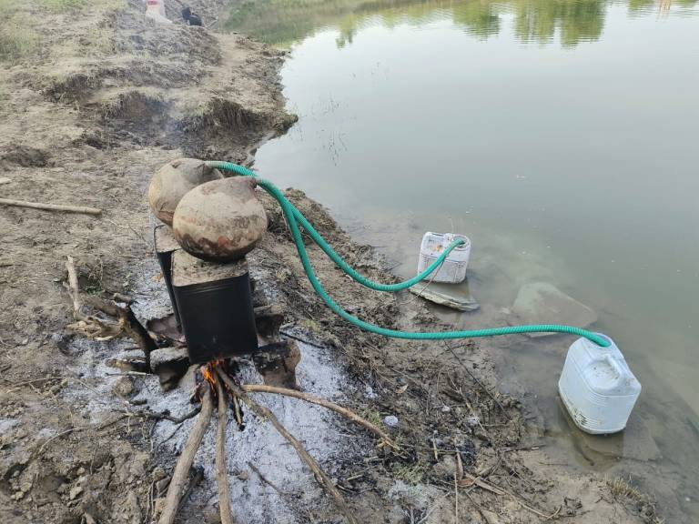 Rajasthan Excise Teams Crack Down on Illegal Liquor, Destroy Wash and Arrest Hotel Operator
