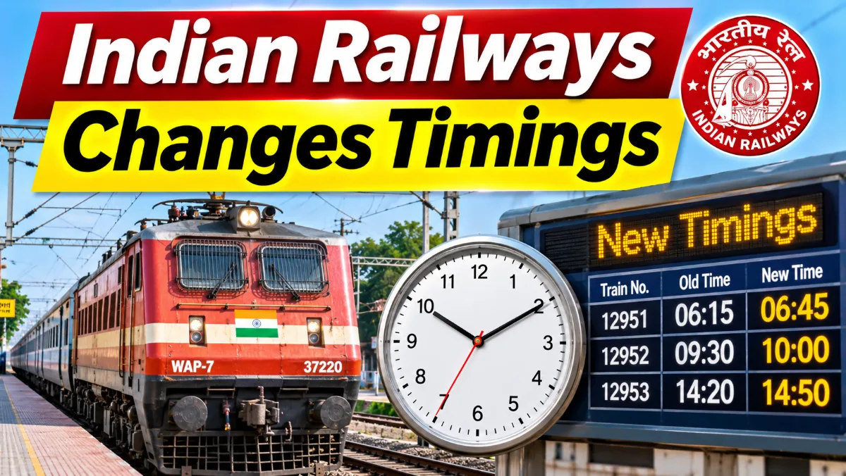 Indian Railways Changes Timings of Prayagraj, Humsafar and Other Trains Ahead of Diwali