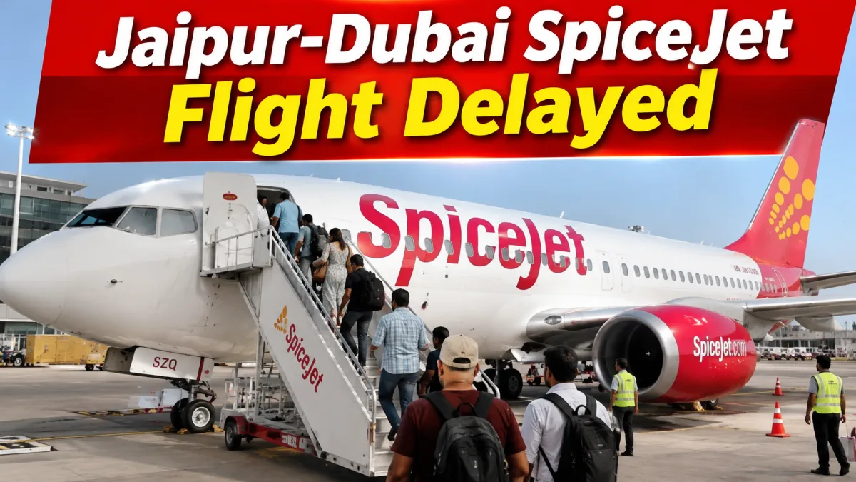 Jaipur-Dubai SpiceJet Flight Delayed by Over 12 Hours, Now Scheduled for Monday Morning