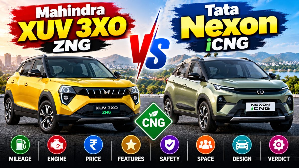 Mahindra XUV 3XO ZNG vs Tata Nexon iCNG