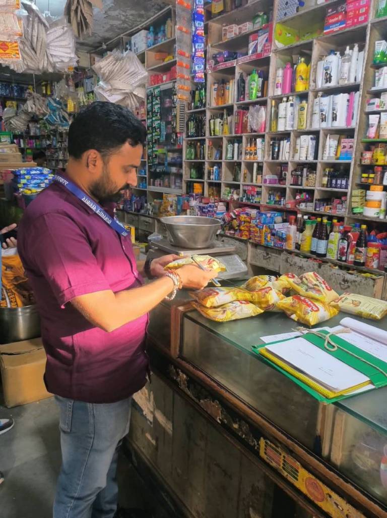 Legal Metrology Department Fines Two Establishments During Inspection in Udaipur