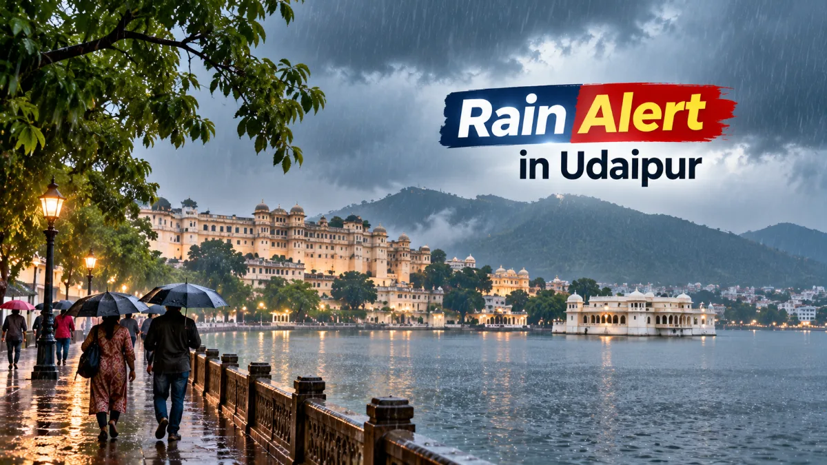 Rain Alert in Udaipur Today: Cool Winds Bring Relief as October Temperatures Remain Higher Than Last Year