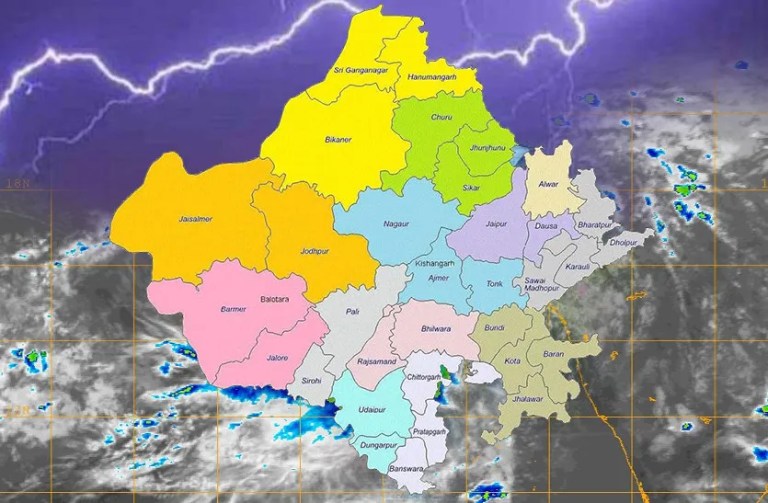 Rajasthan Weather: Light Rain in Barmer, Thunderstorm Alert for 15 Cities on October 15