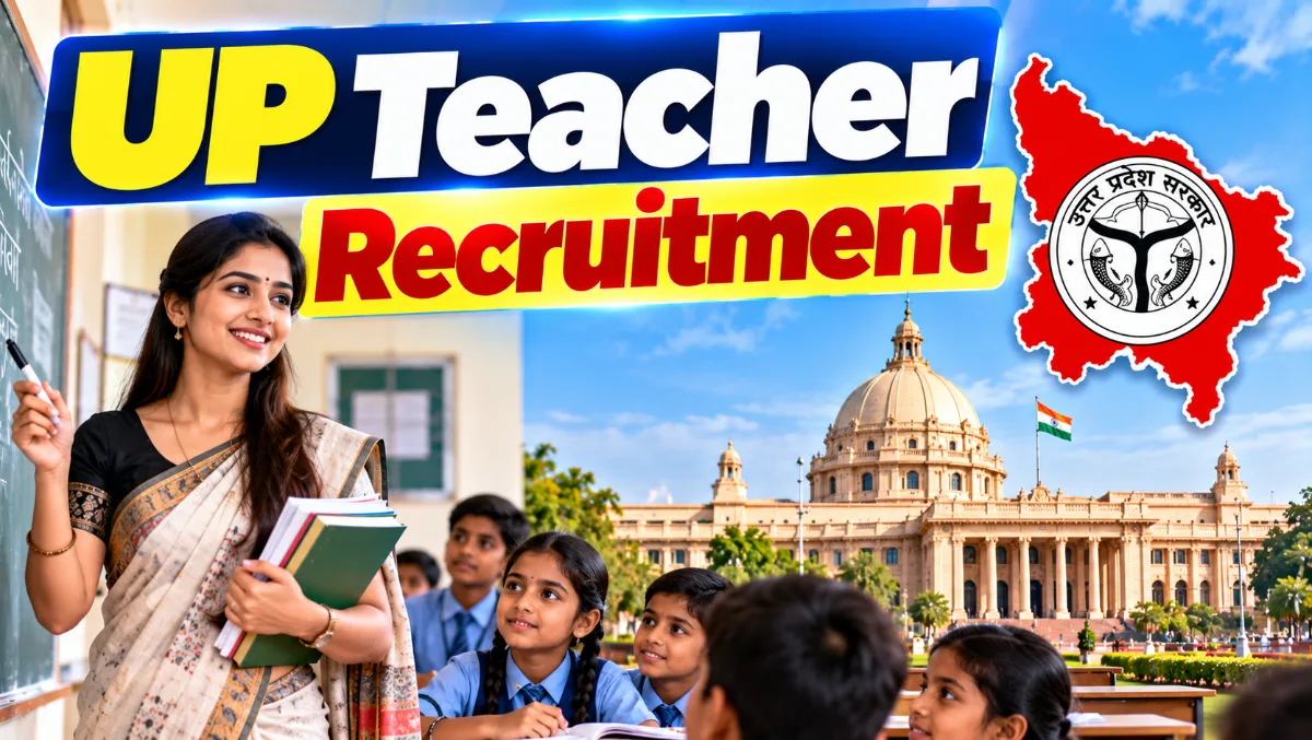 UP Teacher Recruitment 2026: Over 7 Lakh Applications for 15,000 Posts, 47 Candidates per Vacancy